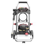 Hyper Tough Electric Pressure Washer, 2500 PSI, 1.1 GPM, 120V, Steel Frame, 8-Inch Wheels