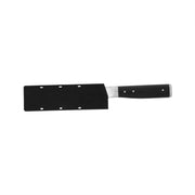 KitchenAid Gourmet Forged Triple Rivet Santoku Knife, 5-Inch, Black, Custom-Fit Blade Cover, KO5IKSSOHOBA
