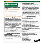 Advantage II Topical Flea Treatment for Ferrets 1+ lbs, Vet-Recommended, Fragrance-Free, Waterproof, 2-Month Supply, 86458101