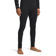 Under Armour Men's Base 2.0 Athletic Leggings, Black and White, Mid Rise, Fitted Straight Leg, 6005296