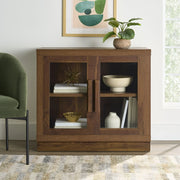 Better Homes & Gardens Ezra Tall Storage Cabinet Walnut Finish BOX 1
