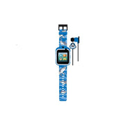iTech 900441M-40-F01 Junior Kids Earbuds & Smartwatch Set - Blue Shark