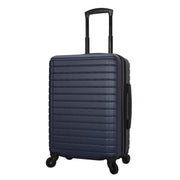 Protege Vacationer 20-Inch Carry-On Expandable Hardside Luggage, Navy Cove, 360-Degree Spinner Wheels, Divider Pockets