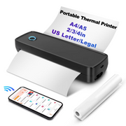 CCDES Wireless Portable Travel Printer, Bluetooth Thermal Printer Compatible with 8.5