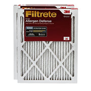 3M AD00-2PK-6E Filtrete MPR 1000 16 x 20 x 1 Micro Allergen Defense AC Furnace Air Filter, Guaranteed Airflow up to 90 days, 2-Pack