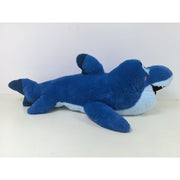 Ready to Hug Jumbo Floppy Shark Plush, Oversized 40 in Blue Stuffed Animal