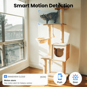 Galayou 2K Indoor Security Camera, Wireless WiFi, 360 Motion Detection with Person Filtering, Two-Way Audio, Night Vision, Micro SD Storage, Google Home Compatible