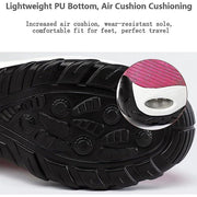 KAQ Unisex Orthopedic Sneakers with Advanced Arch Support, Breathable Mesh, Air Cushion Sole, Wide Toe Box, Lace-Up Walking Shoes