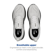 Brooks Trace 4 Running Shoes for Men - Bright White/Oyster/Black - 9M