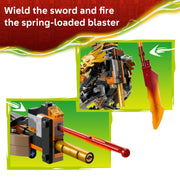 LEGO NINJAGO Cole's Mission Mech and Dragon Zane Toy Building Set, 364 Pieces, Ages 7+, 6581066