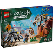 LEGO Horizon Adventures Aloy & Varl vs. Shell-Walker & Sawtooth Building Toy, 768 Pieces, Multicolor, 77037