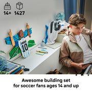 LEGO Editions Lionel Messi Celebration Building Set, 1427 Pieces, Multicolor, Ages 14+, 6590608