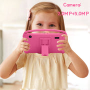 IWEGGO Q1K Android 12 Kids Tablet, 7 Inch IPS Touch Screen, 4GB RAM, 32GB Storage Expandable to 512GB, Quad-Core 1.6GHz Processor, Dual Camera, Pink