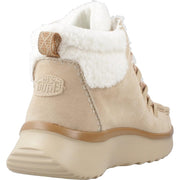 Hey Dude Wendy Peak Apres Suede Cozstit Women's Casual Chukka Boots, Tan, Size 7, 44367-265