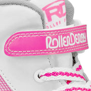 Roller Derby 1978-03 Youth Girls Firestar Roller Skate, Size 3, White/Pink
