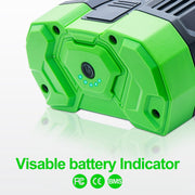 BOTKK 2.5Ah Lithium-Ion Replacement Battery for EGO 56V Outdoor Power Tools with Fuel Gauge BA2800T