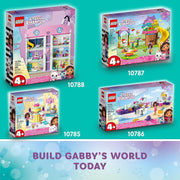 LEGO 6427549 Gabby's Dollhouse Kitty Fairys Garden Party 10787 Building Toy with Tree House, Swing, Slide, and Merry-Go-Round, Includes Gabby and Pandy Paws, Birthday Gift, Sensory Toy for Kids Ages 4 and up