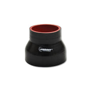 Vibrant Performance Silicone Reducer Coupling, 4-Ply Reinforced, Black, 3 in x 4 in, 2775
