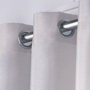 Exclusive Home EH7970-05 2-96G Chateau Striped Faux Silk Grommet Top Curtain Panel Pair, 54