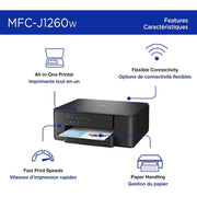 Brother MFC-J1260W Work Smart 1260 Wireless Colour Inkjet Printer