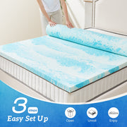 EDX King Size Memory Foam Mattress Toppers
