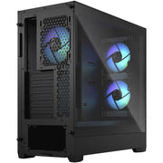 Fractal Design Pop Air RGB Black TG Mid Tower Computer Case, High-Airflow Mesh Front, Tempered Glass Side Panel, ATX Compatible, FD-C-POR1A-06