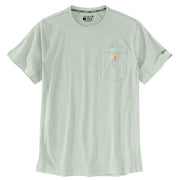 Carhartt Men's Force Relaxed Fit Midweight Short-Sleeve Pocket T-Shirt, Smoked Teal, X-Large Tall, 106652-GN8