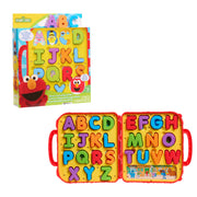 Just Play Sesame Street Elmos Learning Letters ABC Spelling Activity Set with 26 Removable Letters and Molded Plastic Carrying Case, Ages 2+, 57938