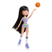 Bratz Play Sportz Jade Basketball Doll, 29cm, Lavender and Green Outfit, Accessories Included