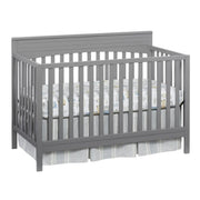 M Design Village 67011550 Oxford Baby Harper 4-in-1 Convertible Crib Dove Gray GreenGuard Gold Certified Wooden Crib