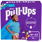 Kimberly Clark 51598 Pull-Ups Learning Designs for Boys, Potty Training Pants, 4T-5T Months (38-50 lb.), 99 Ct. (Packaging May Vary)