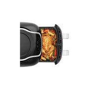PowerXL PXLDB-PRO 9 QT Digital Air Fryer with Dual Basket - black
