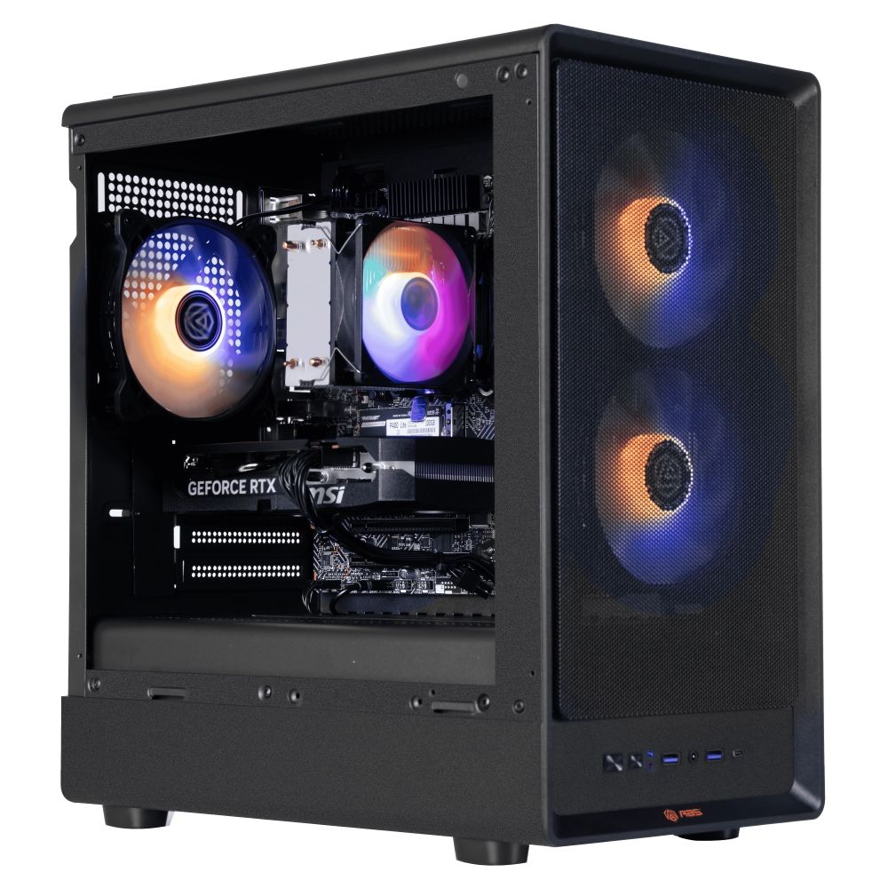 Advanced Battlestations ABS Cyclone M Aqua Gaming Desktop Computer, In ...