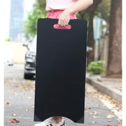 Afoxsos Frame Chalkboard Sign Stand, 15 x 30 Inches, Double-Sided Foldable Sidewalk Board