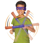 Teenage Mutant Ninja Turtles Donatello Spin Attack Role Play Set with Bo Staff, Purple Mask, Ninja Stars, 84267