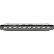 Tripp Lite 10-Port USB Charging Station with Adjustable Storage, 12V 8A 96W Output, Schuko Power Cord, Black, U280-010-ST-CEE