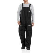 Carhartt Yukon Extremes Loose Fit Insulated Work Utility Overalls, Black, Medium, 500-Denier Cordura Nylon, 150g Thinsulate, 104461-N04