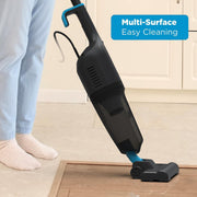 BLACK+DECKER PowerSeries Flex 3-in-1 Stick Vacuum, 600W Motor, Lightweight, 21-Foot Cord, 500ml Dustbin, Black