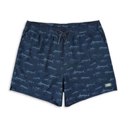 AFTCO Strike Printed Swim Shorts Deep Navy M