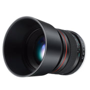 JINTU 85mm f1.8 Manual Focus Prime Telephoto Portrait Lens for Canon EF and EF-S Cameras, Black
