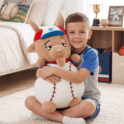 Ready to Hug Sport GOAT Baseball Plush, 24-Inch, Multicolor, Ultra-Soft Polyester