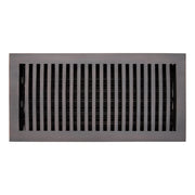 MODERN SOLID BRASS OVERSIZED FLOOR REGISTER - OIL RUBBED BRONZE - 6 X 12 7 X 13-5/16 OVERALL