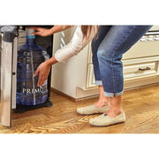 Primo 601326-C Bottom-Loading Self-Sanitizing Water Dispenser - 2 Temp (Hot-Cold), Black and Stainless Steel