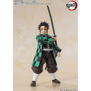 Bandai Spirits S.H.Figuarts Tanjiro Kamado Demon Slayer Action Figure, Highly Articulated, 5.5 in, PVC and ABS, Includes Sword and Scabbard BAS66475