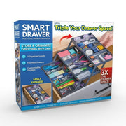 Smart SMDR-MC4 Drawer Organizer, 3-Tier Desk Drawer Organizer for Desk Storage