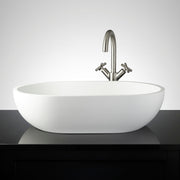 Signature Hardware SH129071MWH Atria Matte Resin Vessel Sink
