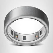 Oura Ring 4 Smart Ring, Brushed Silver, Size 6, Advanced Health Tracker, Long Battery Life, JZ90-54220-06