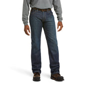 Ariat Flame-Resistant M4 Relaxed Basic Boot-Cut Jeans for Men - Shale - 35x34