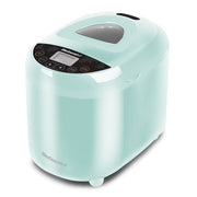 Elite Gourmet Programmable Bread Maker, 2 lb Capacity, 19 Preset Functions, Nonstick Pan, Mint, EBM8103M