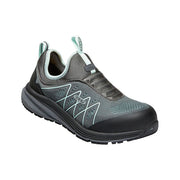 KEEN Utility 1026367 Vista Energy Shift Carbon-Fiber Toe Work Sneakers for Ladies - Steel Grey/Blue Glass - 6M